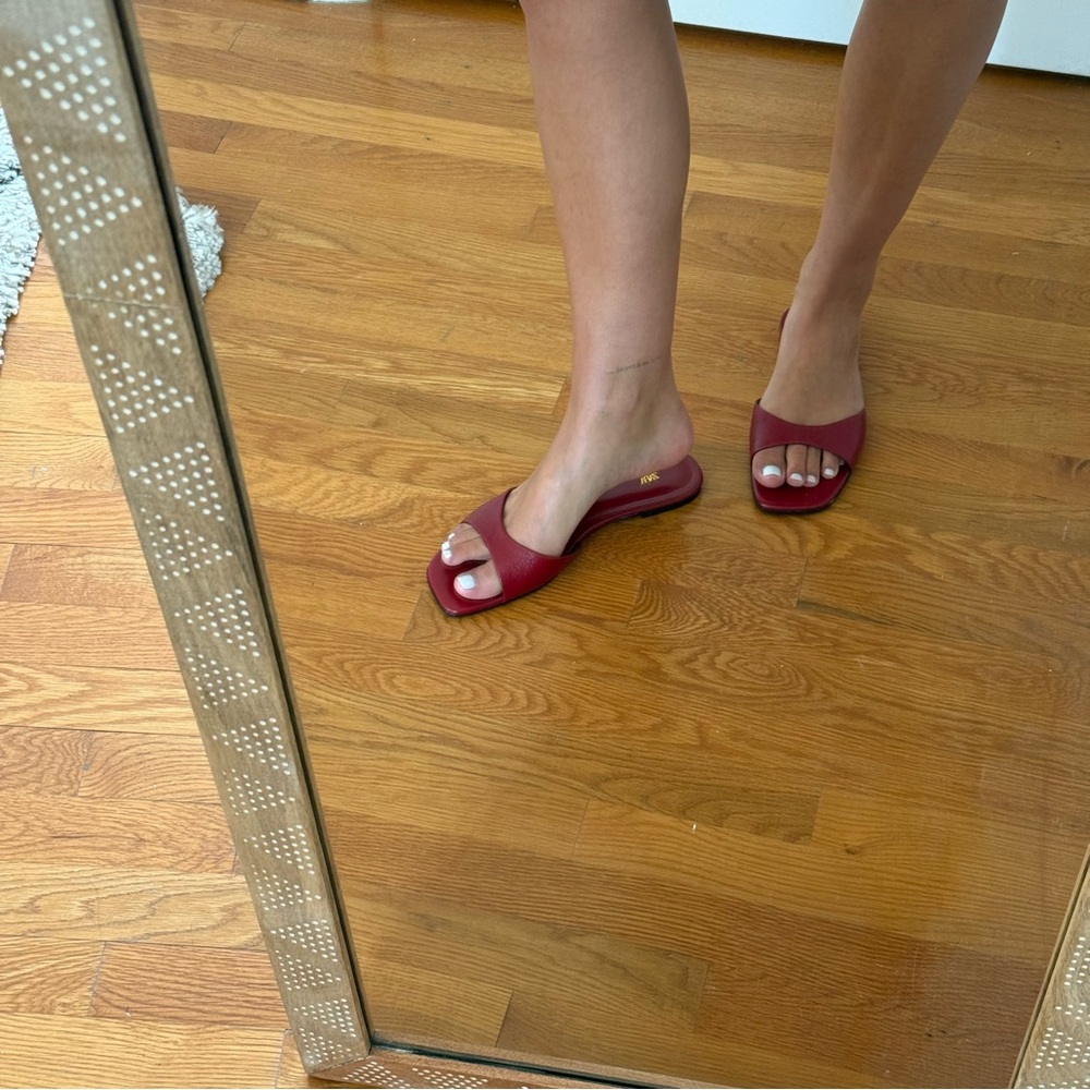 zara red mule sandals - 40 - Picture 5 of 6